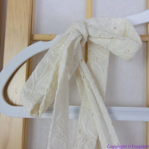 NEW Madewell Eyelet Lucie‎ Tie-Strap Tiered Midi Dress, XL - Picture 16 of 16